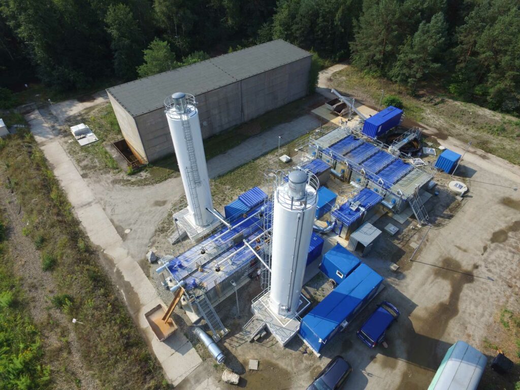 mobile Wasseraufbereitungsanlage in Burgneudorf von der ABG Anlage-, Bau- und Betriebsgesellschaft mbH in Dresden