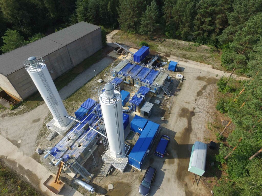 mobile Wasseraufbereitungsanlage in Burgneudorf von der ABG Anlage-, Bau- und Betriebsgesellschaft mbH in Dresden