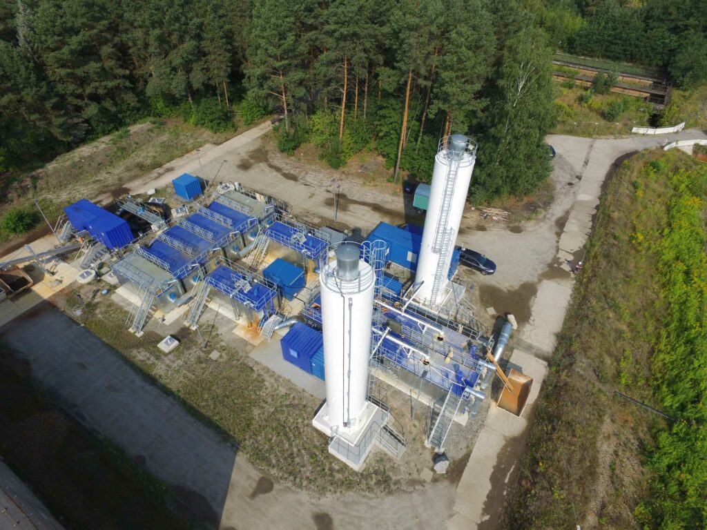 mobile Wasseraufbereitungsanlage in Burgneudorf von der ABG Anlage-, Bau- und Betriebsgesellschaft mbH in Dresden