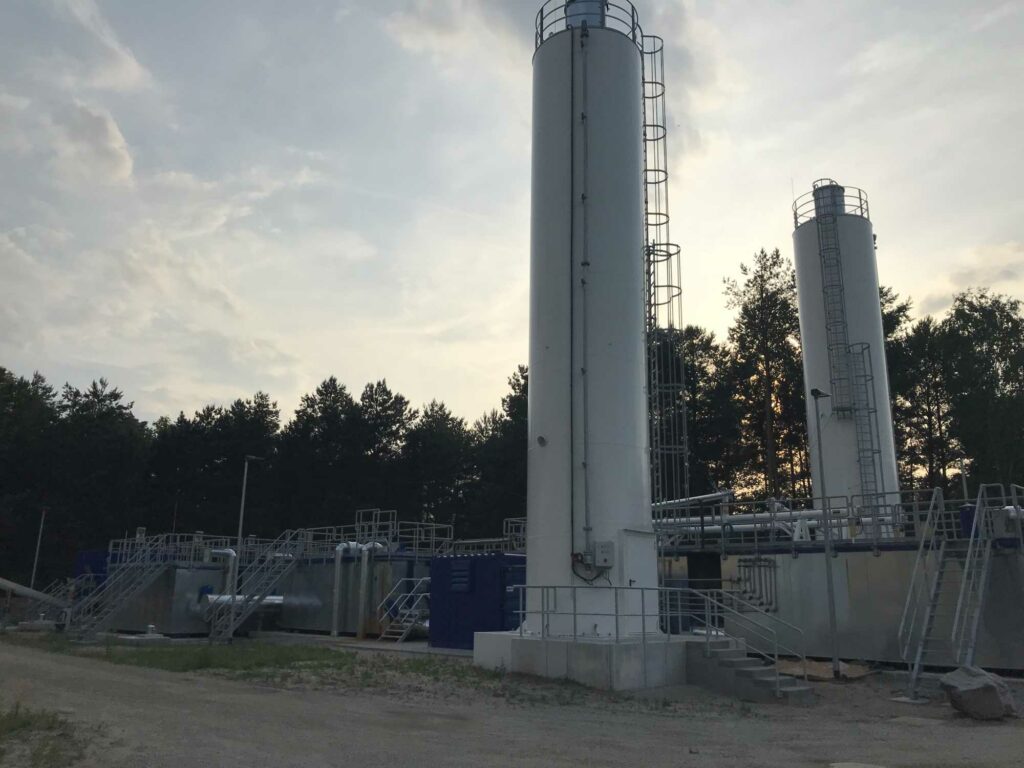 mobile Wasseraufbereitungsanlage in Burgneudorf von der ABG Anlage-, Bau- und Betriebsgesellschaft mbH in Dresden