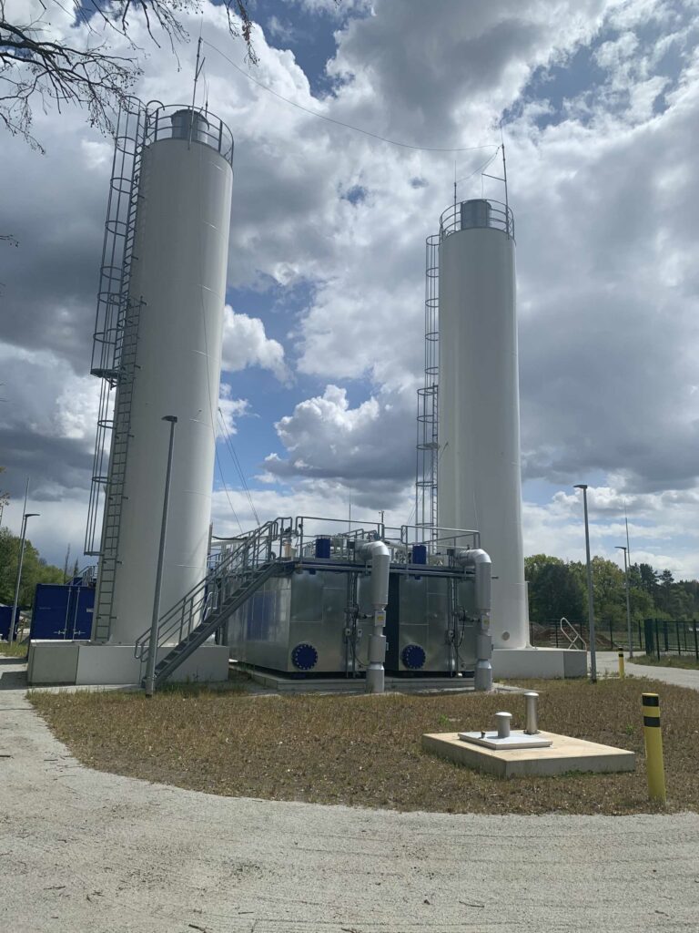 mobile Wasseraufbereitungsanlage in Burgneudorf von der ABG Anlage-, Bau- und Betriebsgesellschaft mbH in Dresden