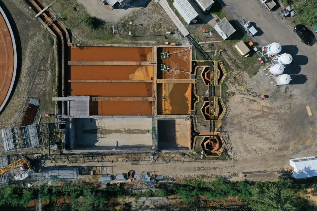 Grubenwasserreinigungsanlage von ABG Anlagenbau Dresden in Pößnitz