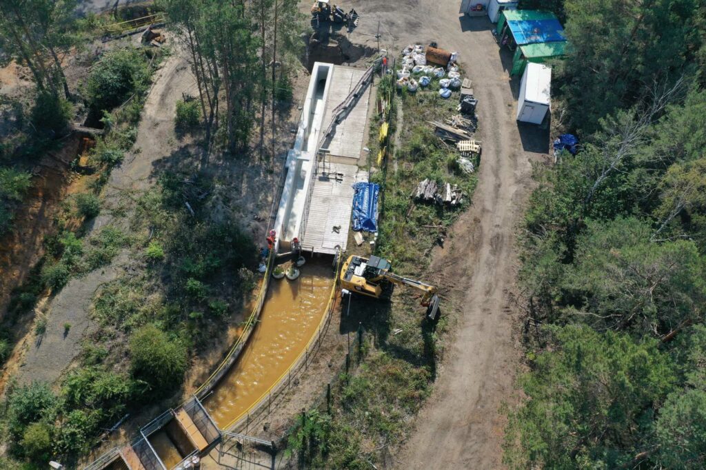 Grubenwasserreinigungsanlage von ABG Anlagenbau Dresden in Pößnitz